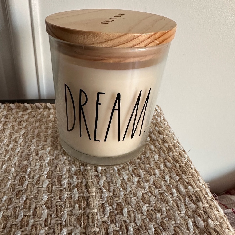 Rae Dunn Dream Scented Candle with Wooden Lid